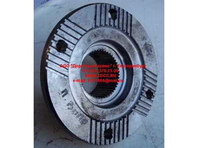 Фланец проходного вала D-165, 4 отв., с насечками, низкий, мелкий шлиц H HOWO (ХОВО) RHAZ9114320205 фото 1 Иваново
